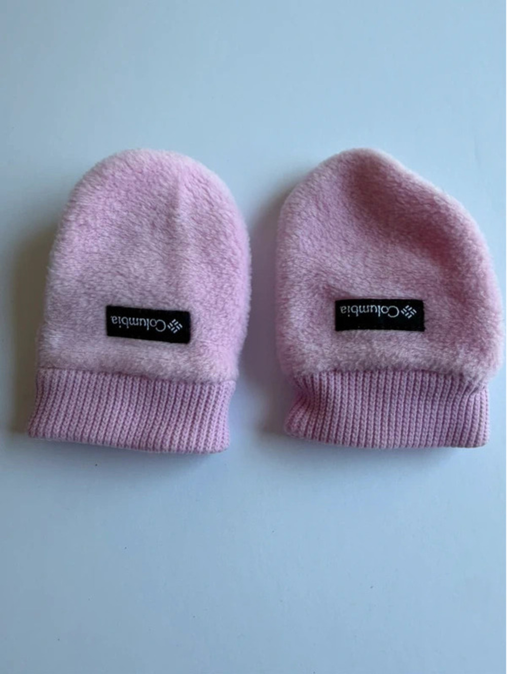 Columbia Infant Girls Pink Fleece Mittens One Size